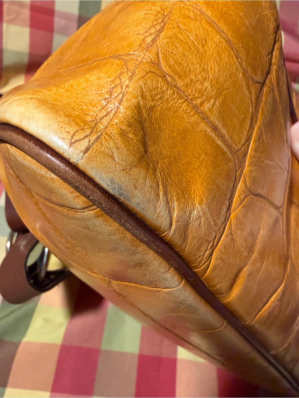 Dooney & Bourke Croc-Embossed Shoulder Bag (Has Callouts) - Picture 6 of 12